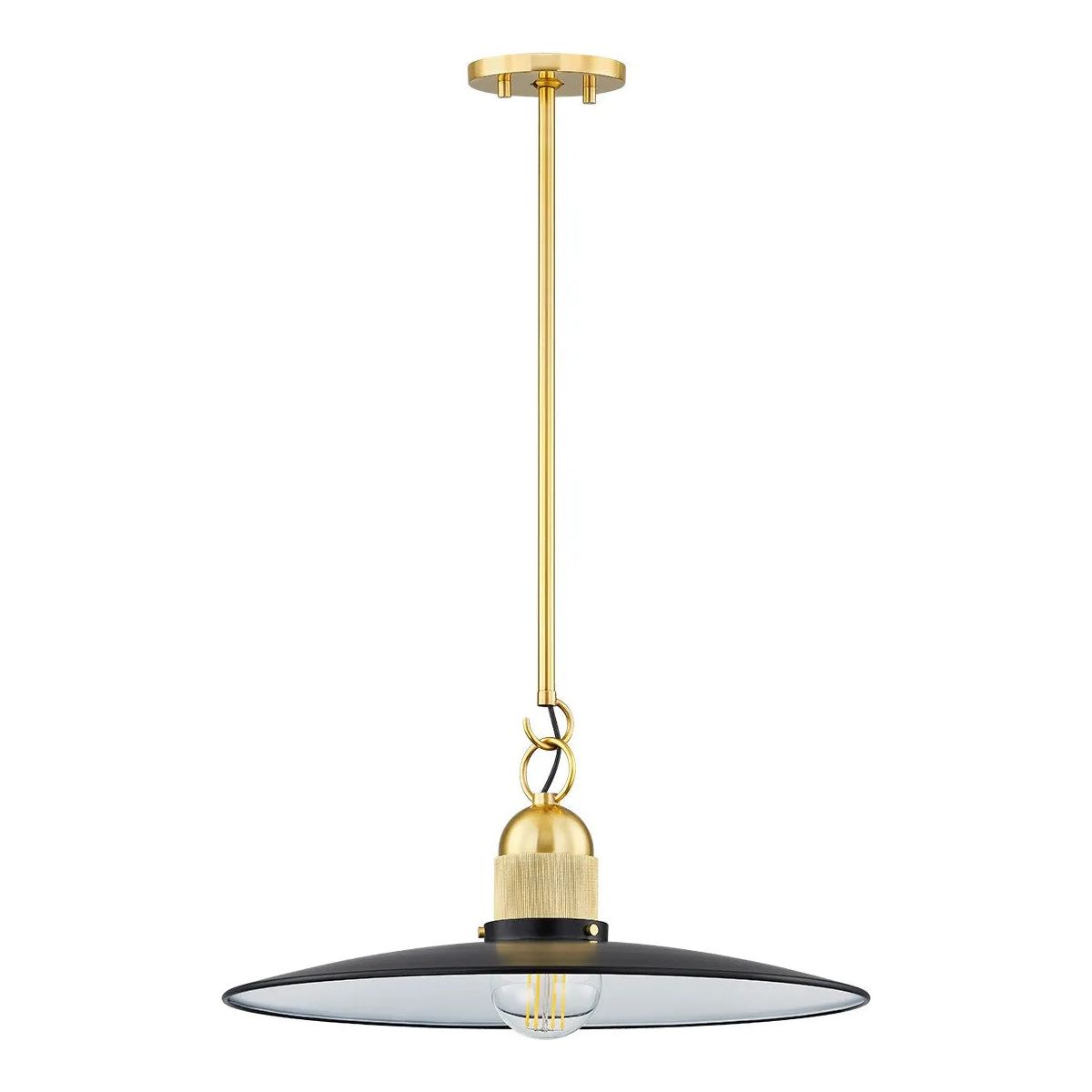 Mitzi - Leanna Pendant - H793701-AGB/SBK | Montreal Lighting & Hardware