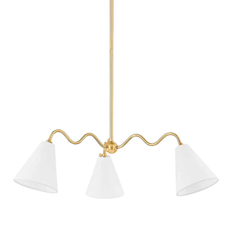 Mitzi - Onda Chandelier - H699803-AGB | Montreal Lighting & Hardware