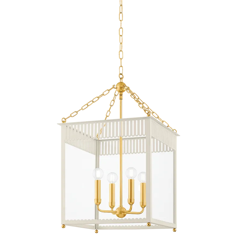 Mitzi - Rosalie Lantern - H932704L-AGB/SCR | Montreal Lighting & Hardware