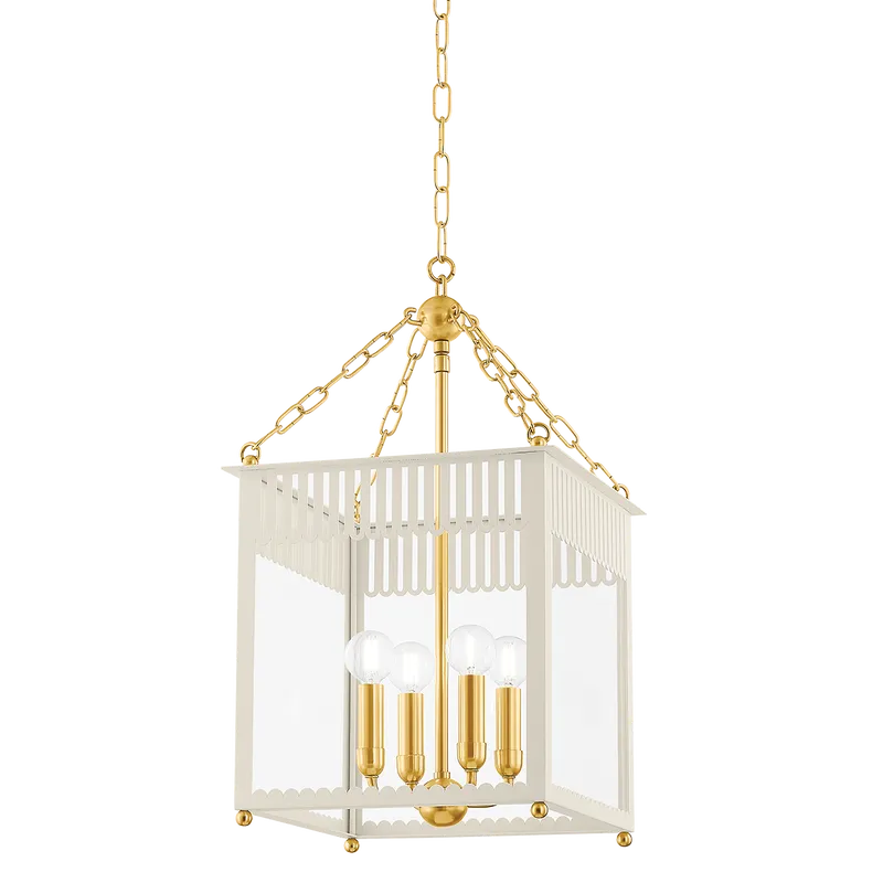 Mitzi - Rosalie Lantern - H932704S-AGB/SCR | Montreal Lighting & Hardware