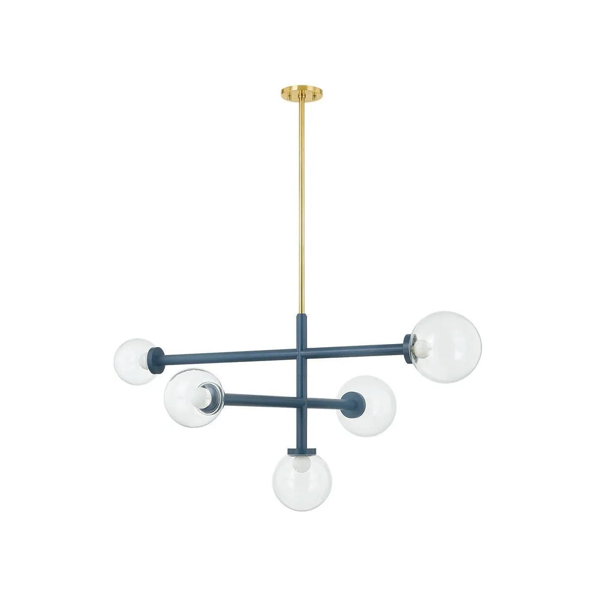 Mitzi - Sia Chandelier - H883805-AGB/SBL | Montreal Lighting & Hardware