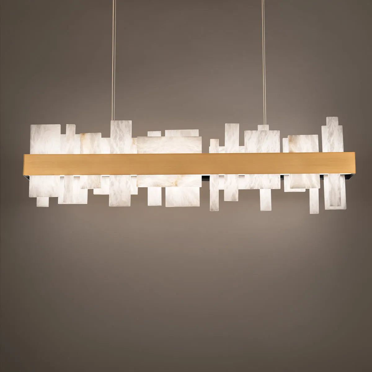 Modern Forms - Acropolis LED Linear Pendant - PD-68146-AB | Montreal Lighting & Hardware