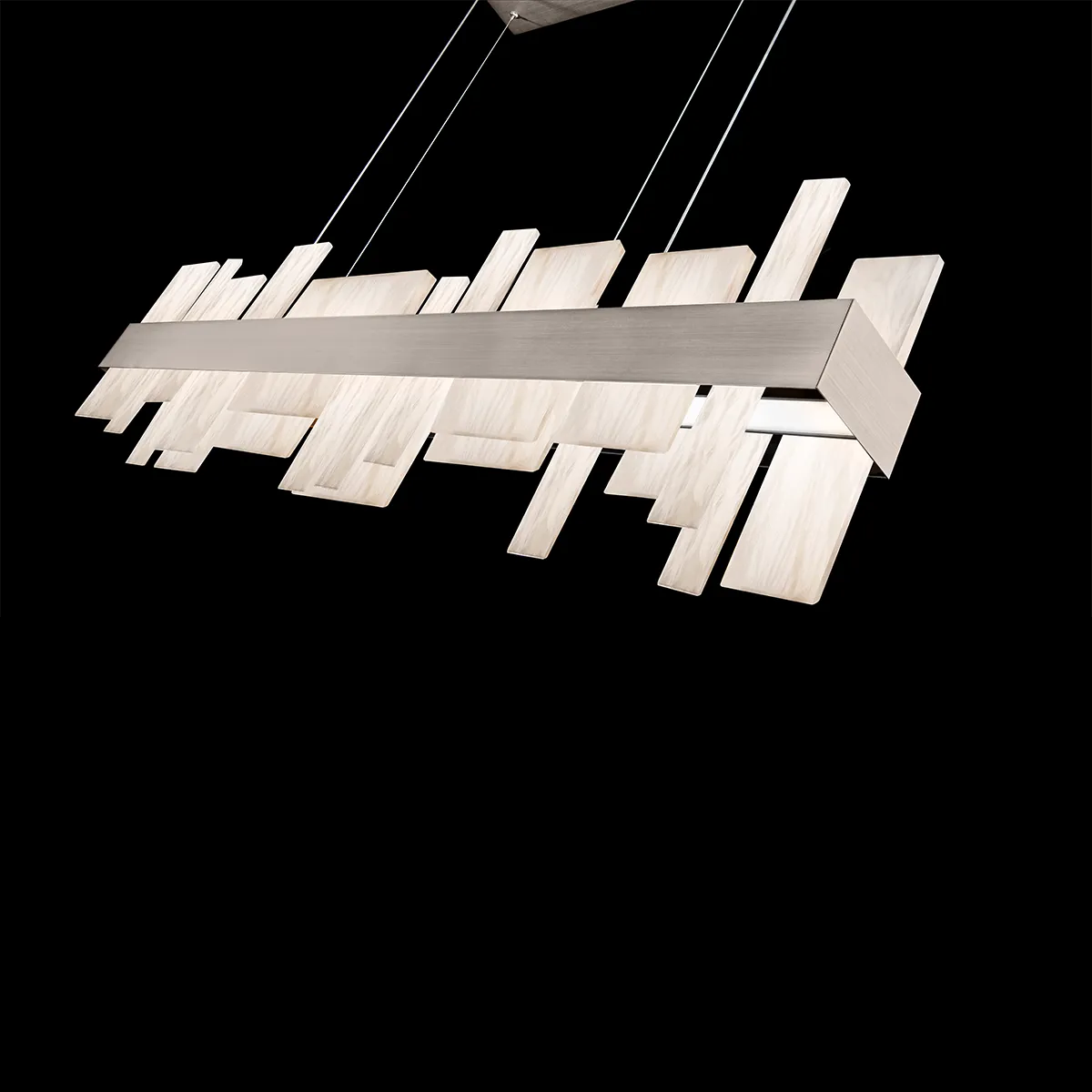 Modern Forms - Acropolis LED Linear Pendant - PD-68146-AB | Montreal Lighting & Hardware