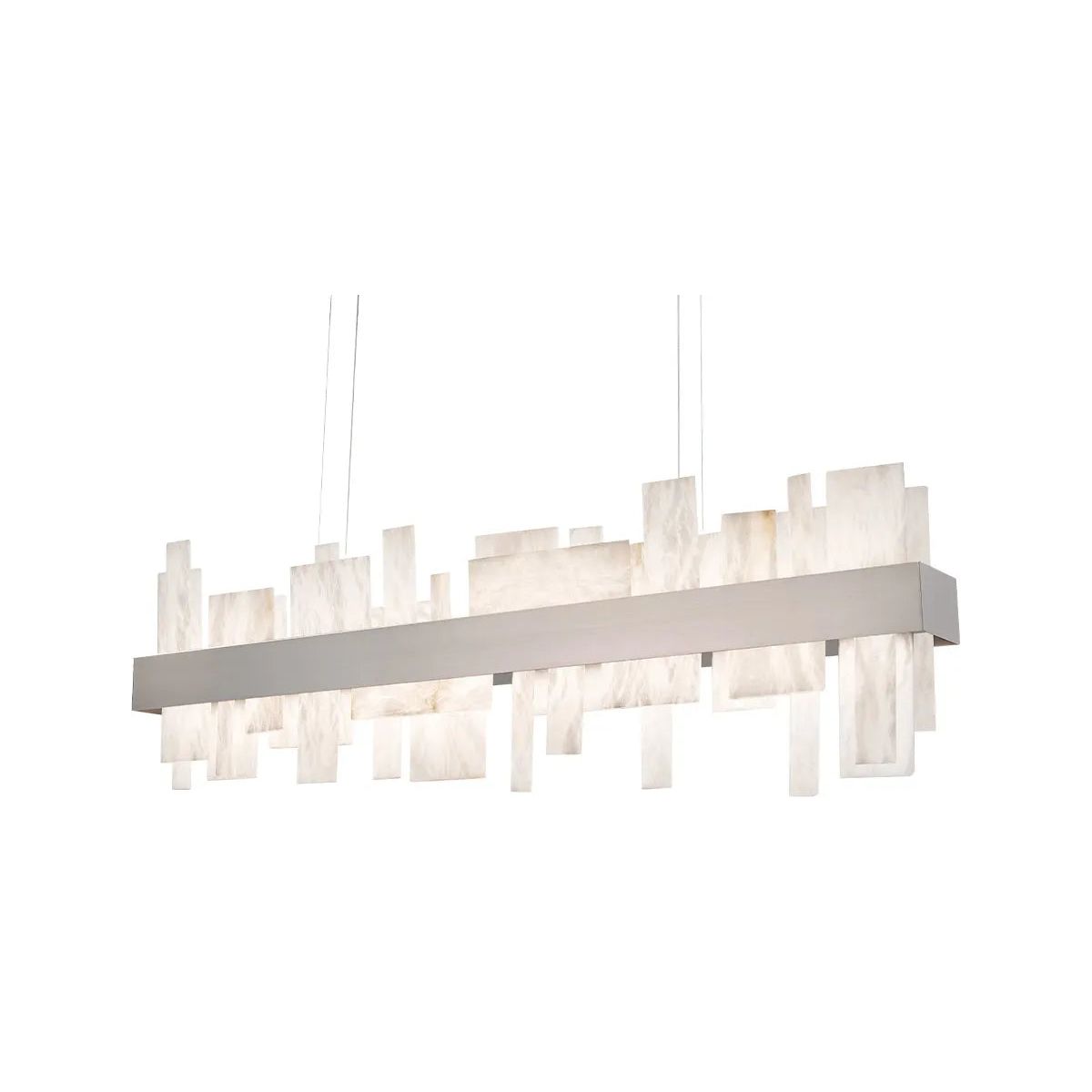 Modern Forms - Acropolis LED Linear Pendant - PD-68146-BN | Montreal Lighting & Hardware