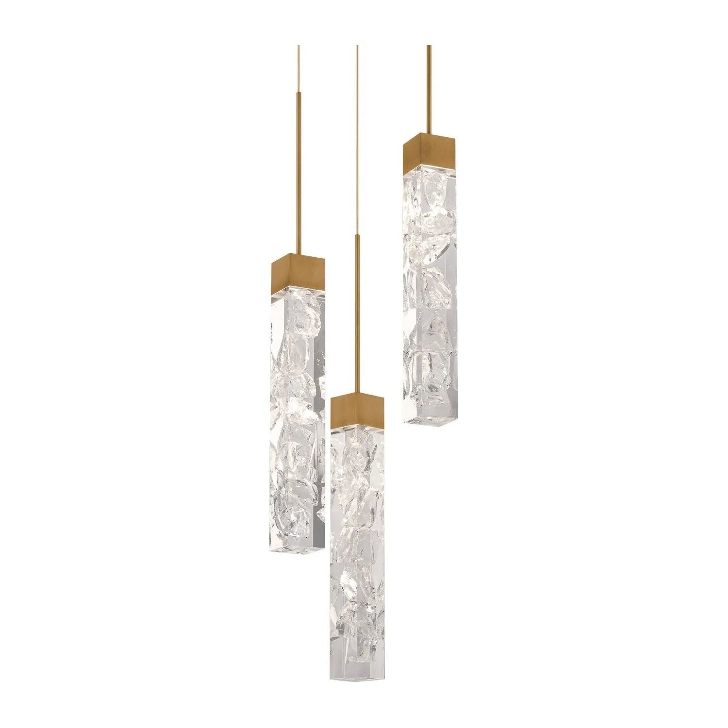 Modern Forms - Minx LED Multi Pendant - PD-78003R-AB | Montreal Lighting & Hardware