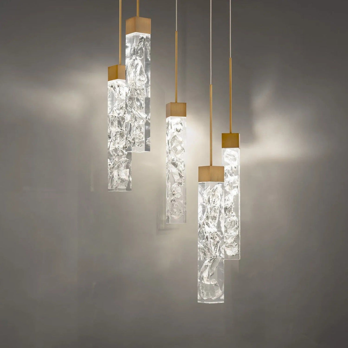 Modern Forms - Minx LED Multi Pendant - PD-78005R-AB | Montreal Lighting & Hardware