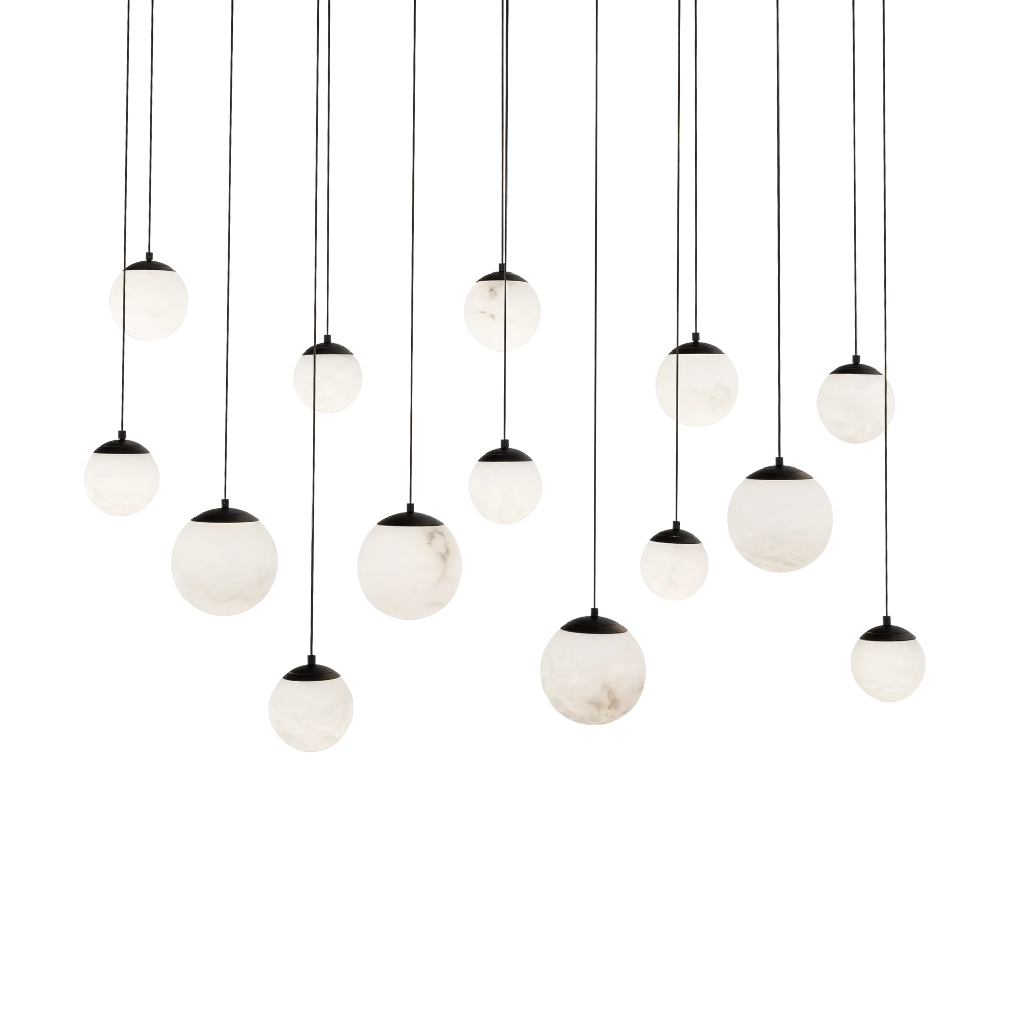 Modern Forms - Pisces LED Linear Pendant - PD-34414L-AB | Montreal Lighting & Hardware