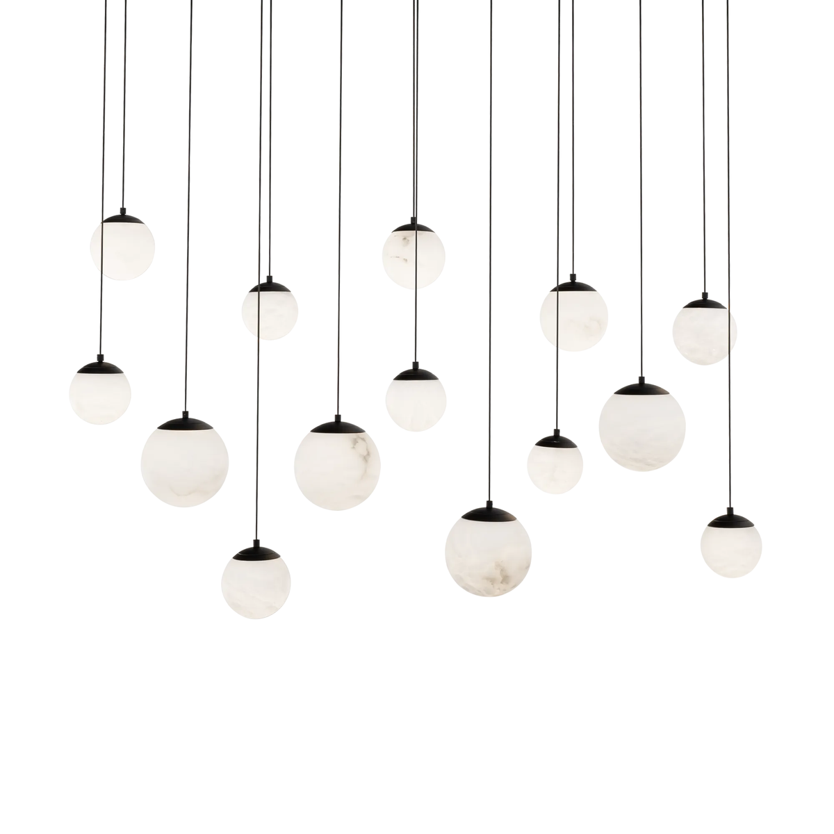 Modern Forms - Pisces LED Linear Pendant - PD-34414L-AB | Montreal Lighting & Hardware