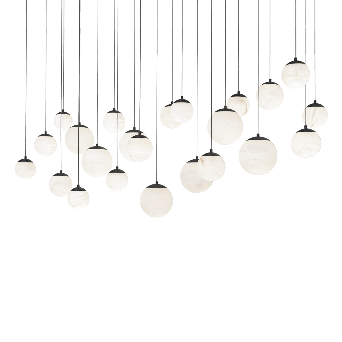 Modern Forms - Pisces LED Linear Pendant - PD-34414L-AB | Montreal Lighting & Hardware