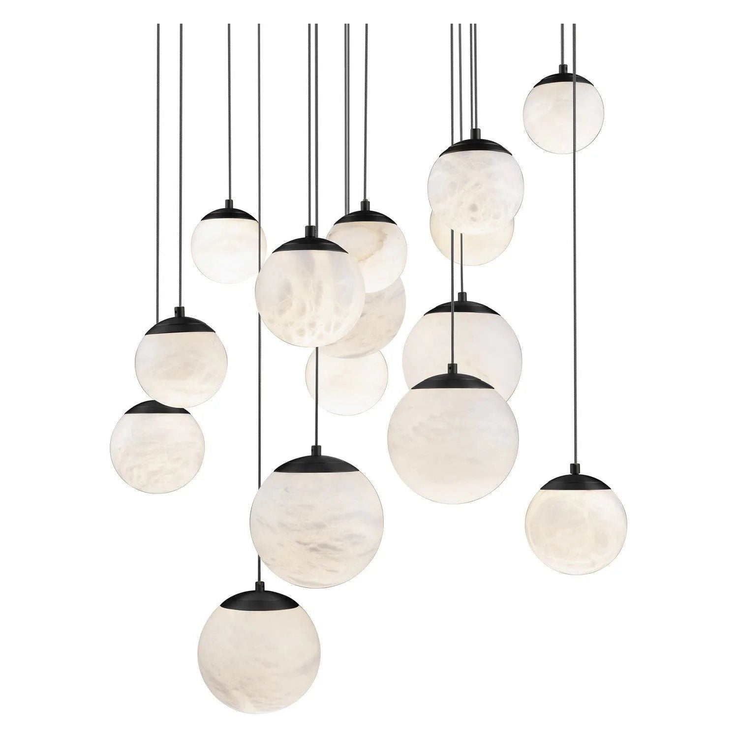 Modern Forms - Pisces LED Pendant - PD-34415R-BK | Montreal Lighting & Hardware