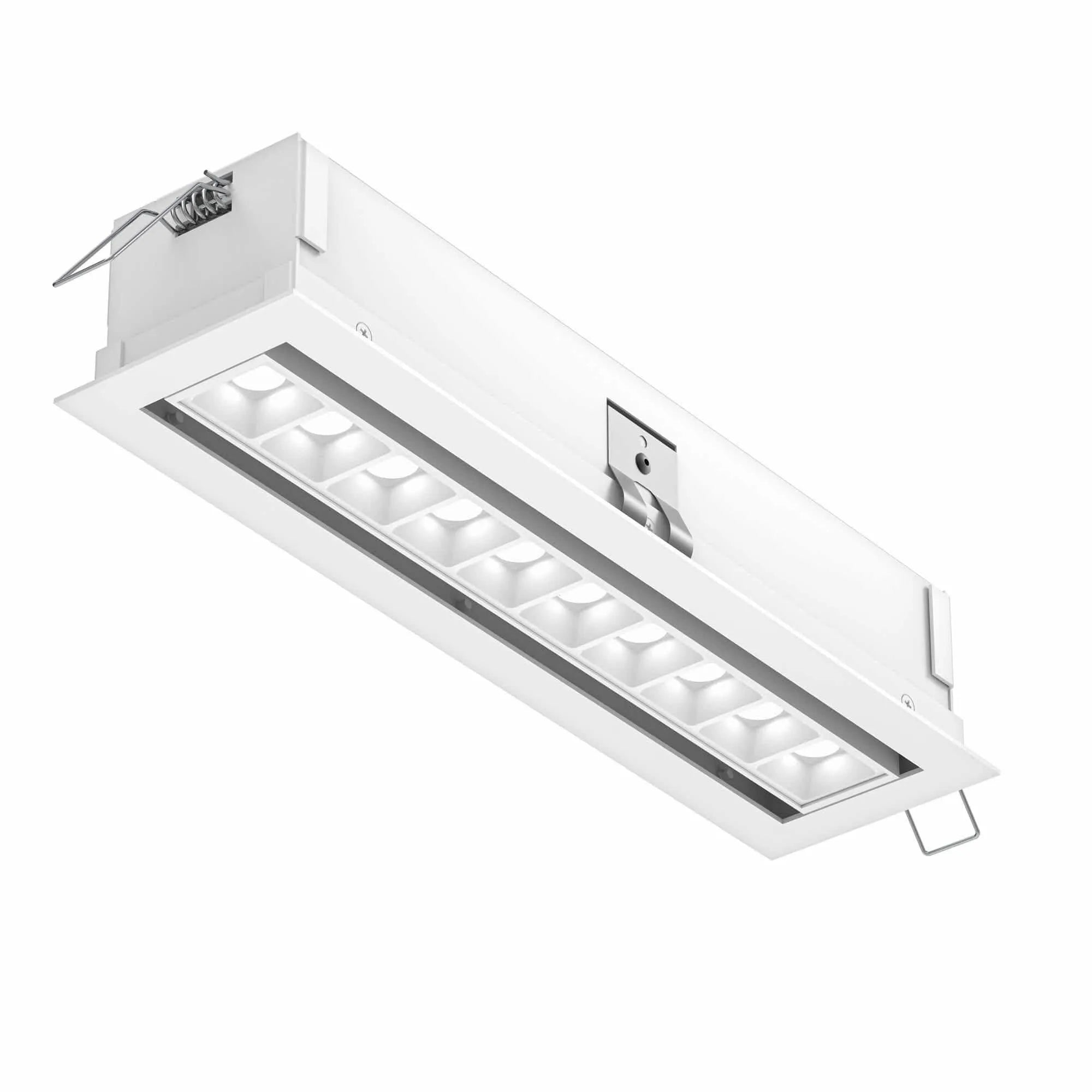 Montreal Lighting & Hardware - 10 Module MSL Mutli-Spot Directional Recessed Downlight by DALS Lighting - MSL10G-3K-AWH | Montreal Lighting & Hardware