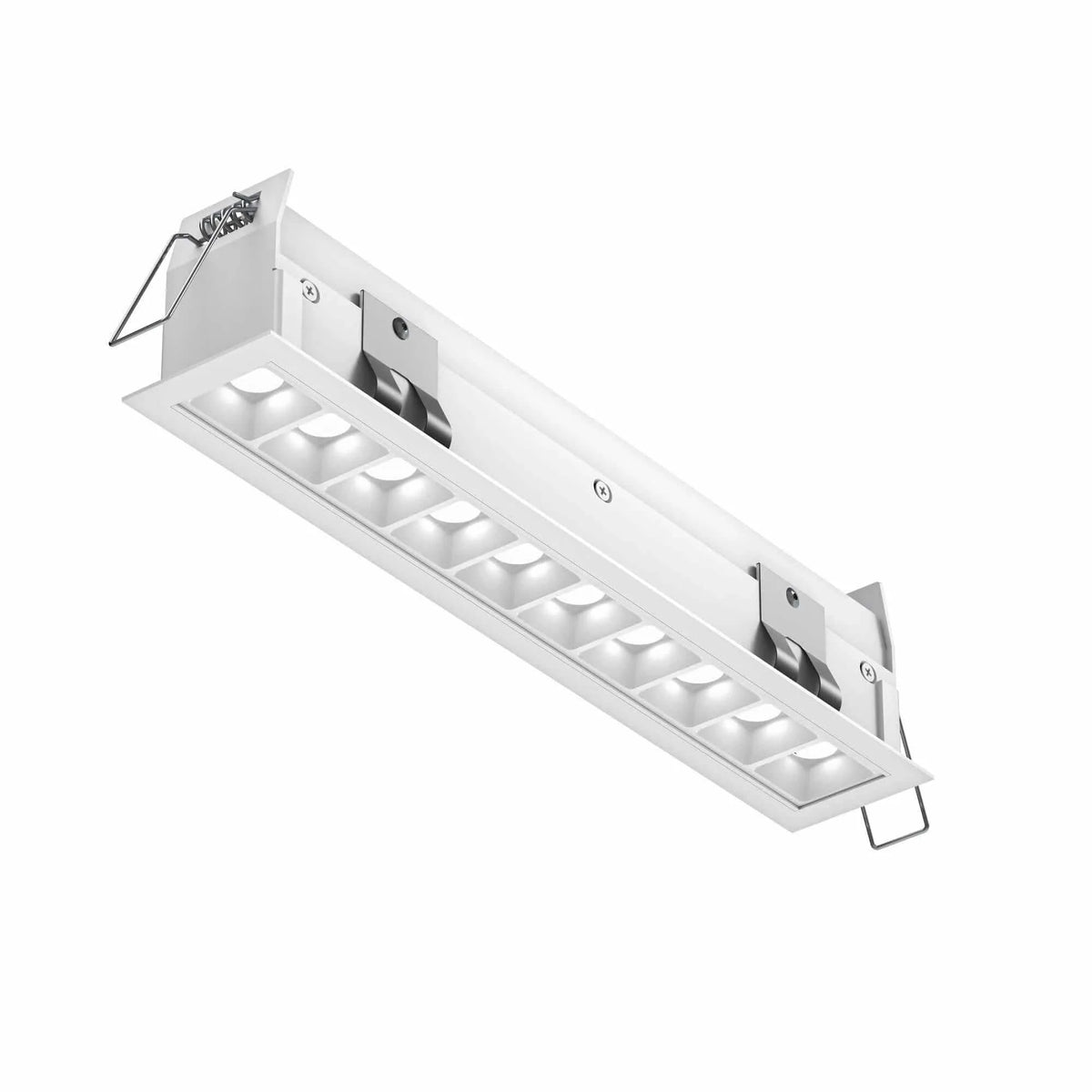 Montreal Lighting & Hardware - 10 Module MSL Mutli-Spot Recessed Downlight by DALS Lighting - MSL10-3K-AWH | Montreal Lighting & Hardware