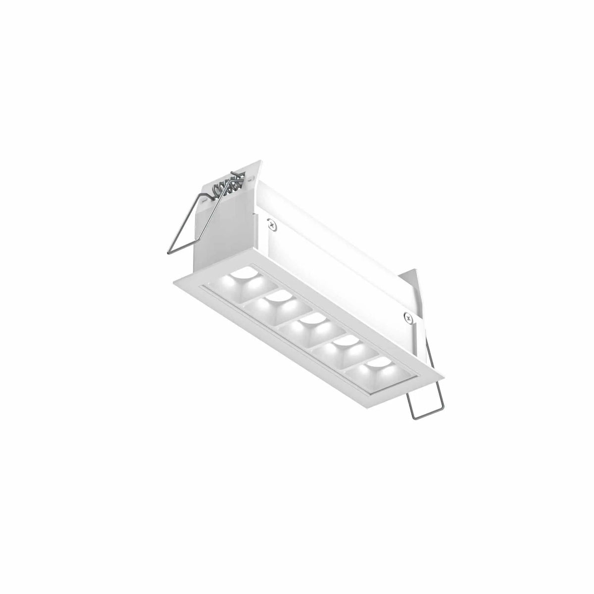 Montreal Lighting & Hardware - 5 Module MSL Mutli-Spot Recessed Downlight by DALS Lighting - MSL5-3K-AWH | Montreal Lighting & Hardware