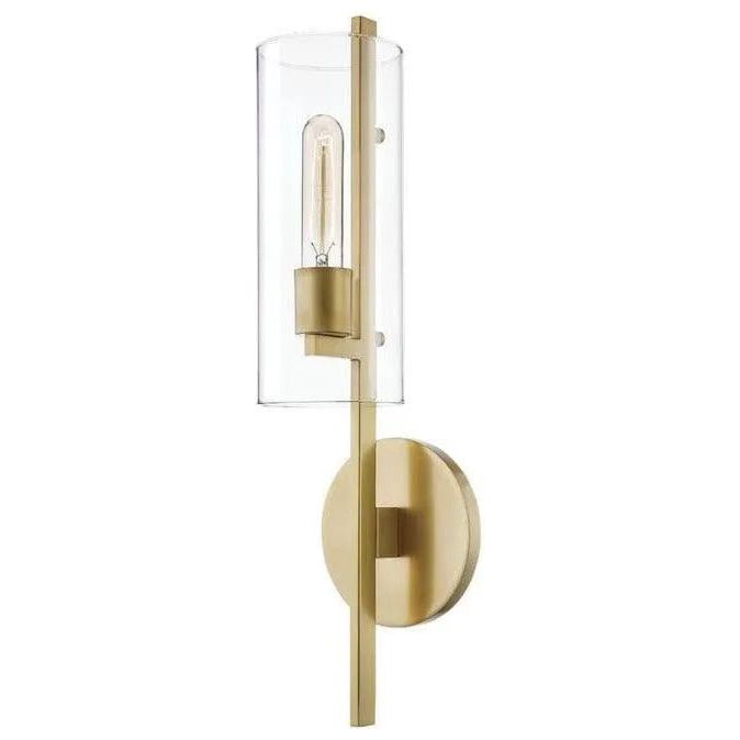 Montreal Lighting & Hardware - Ariel Wall Sconce by Mitzi | QUICK SHIP - H326101-AGB-OS | Montreal Lighting & Hardware