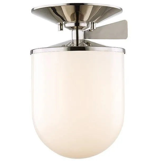 Montreal Lighting & Hardware - Audrey Semi Flush Mount by Mitzi - H214601L-PN | Montreal Lighting & Hardware