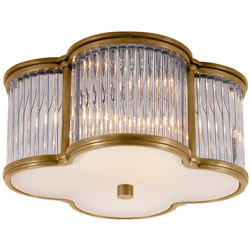 Montreal Lighting & Hardware - Basil Flush Mount by Visual Comfort Signature | QUICK SHIP - AH 4014NB/CG-FG-OS | Montreal Lighting & Hardware