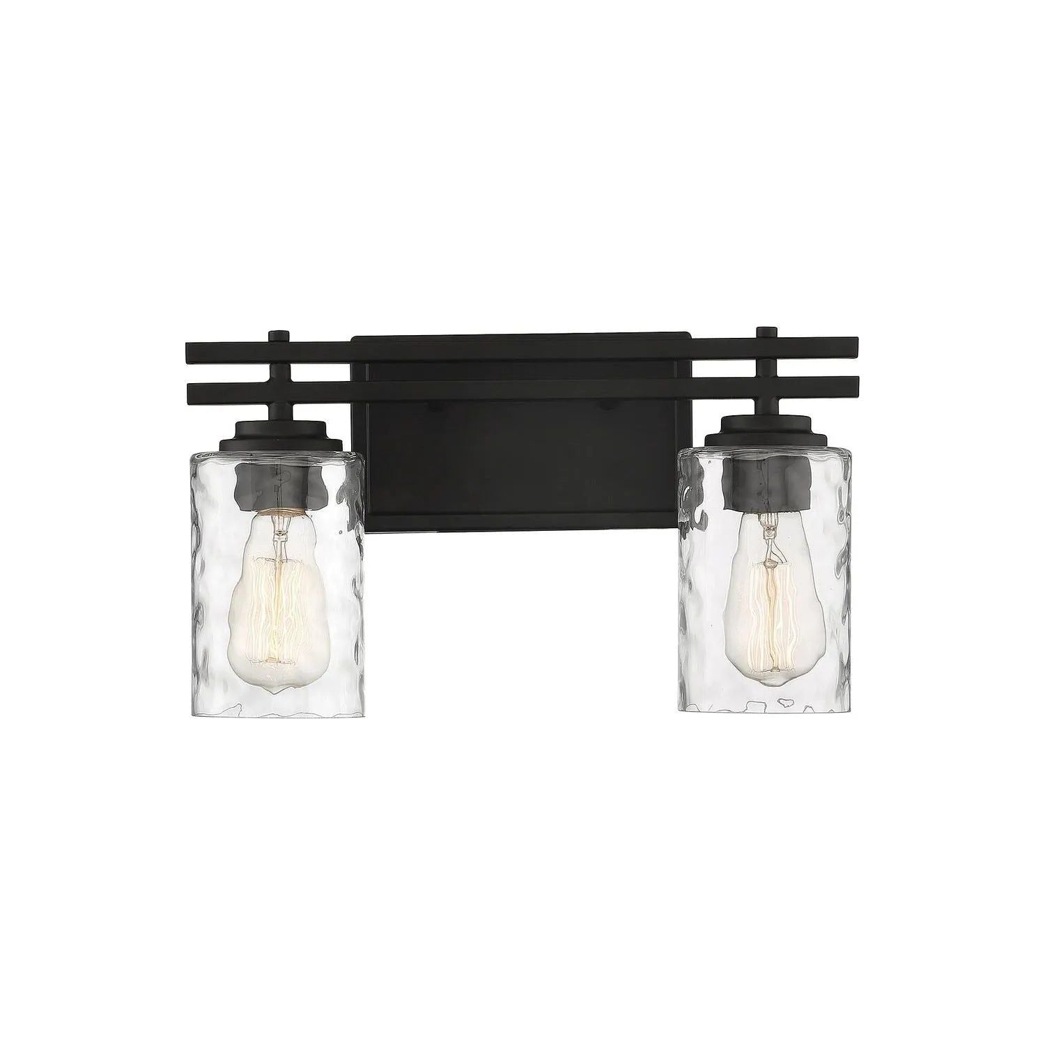 Montreal Lighting & Hardware - Baxter Bath Bar by Savoy House Exclusive - V6-L8-6090-2-BK | Montreal Lighting & Hardware