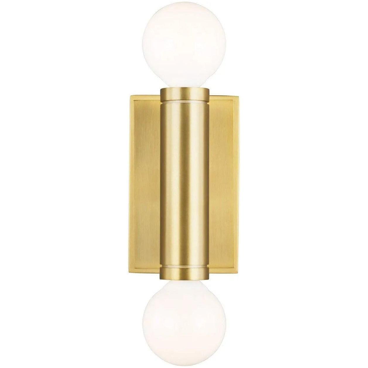 Montreal Lighting & Hardware - Beckham Modern Double Wall Sconce by Visual Comfort Studio | OPEN BOX - TW1042BBS-OB | Montreal Lighting & Hardware