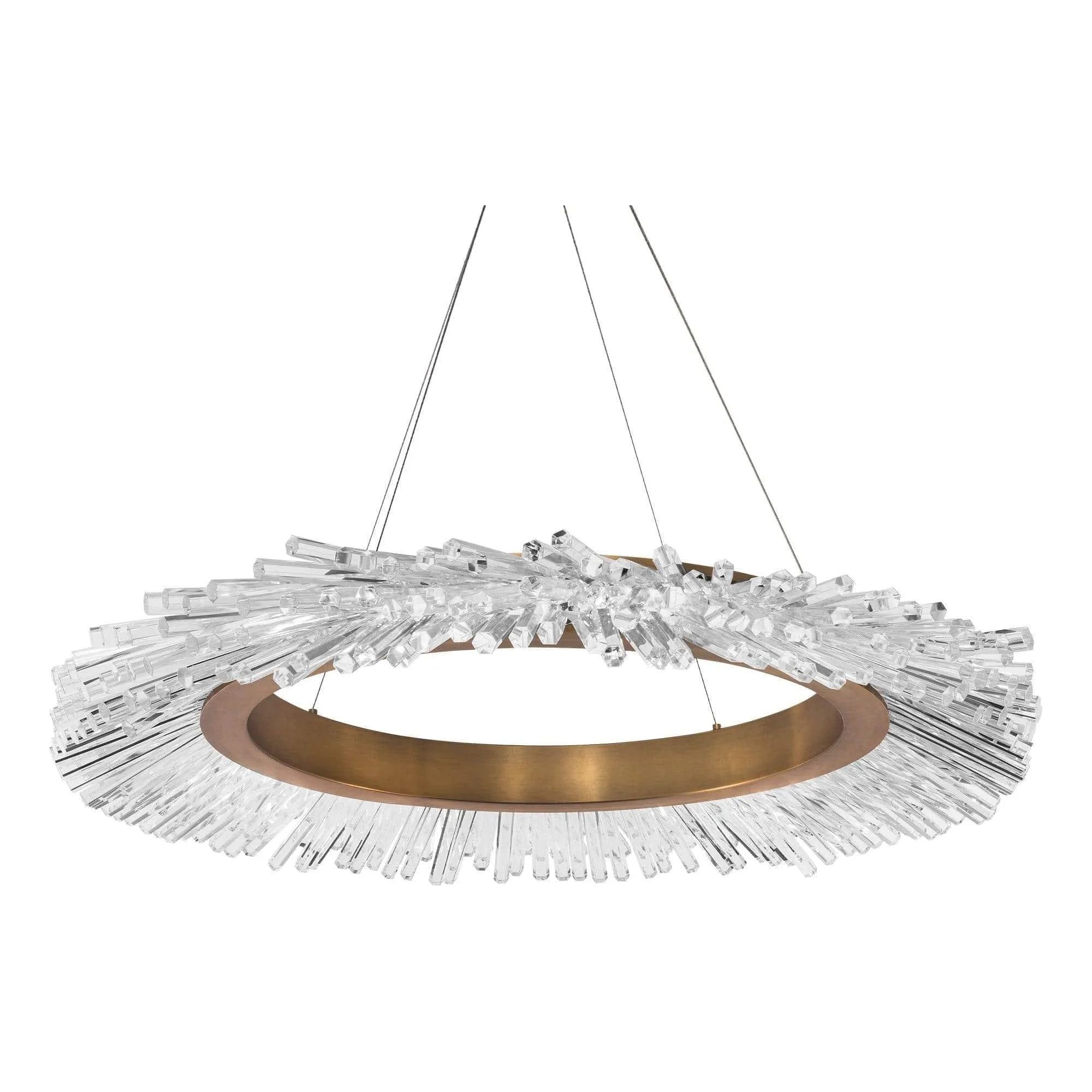 Montreal Lighting & Hardware - Benediction LED Pendant by Schonbek Beyond | Open Box - BPD46237-AB-OB | Montreal Lighting & Hardware