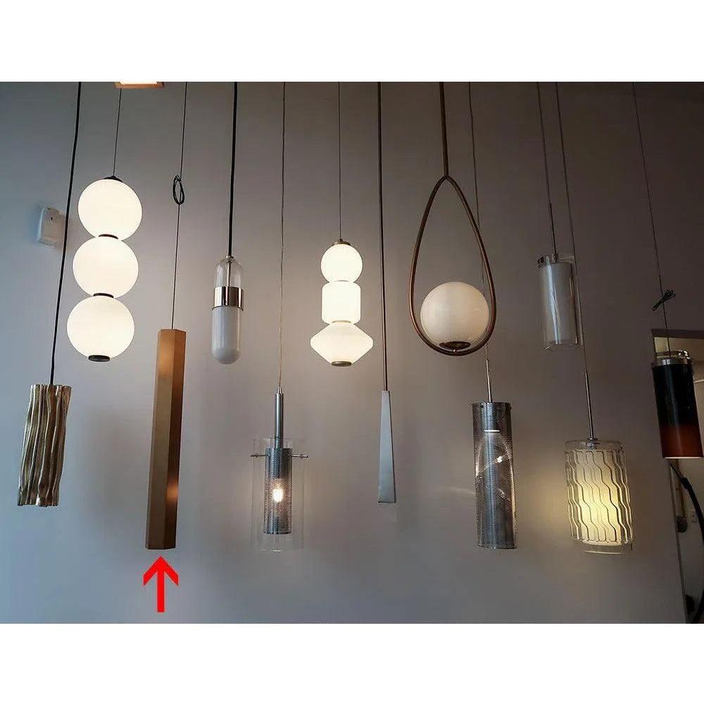 Montreal Lighting & Hardware - Blok Pendant by Visual Comfort Modern - 700MPBLKLRR-LED930-OB | Montreal Lighting & Hardware