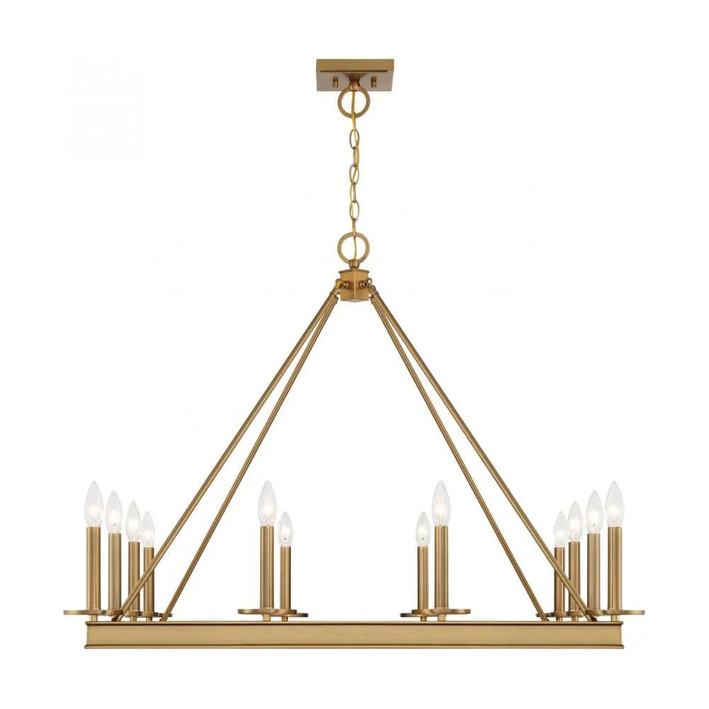 Montreal Lighting & Hardware - Boylston Chandelier by Savoy House Exclusive - V6-L1-2101-12-322 | Montreal Lighting & Hardware