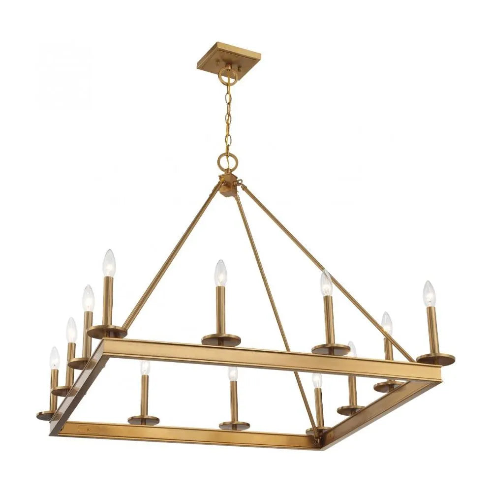 Montreal Lighting & Hardware - Boylston Chandelier by Savoy House Exclusive - V6-L1-2101-12-322 | Montreal Lighting & Hardware