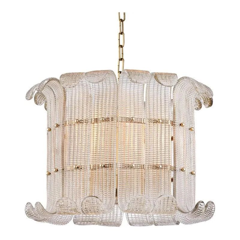 Montreal Lighting & Hardware - Brasher Chandelier by Hudson Valley Lighting | Open Box - 2908-AGB-OB | Montreal Lighting & Hardware