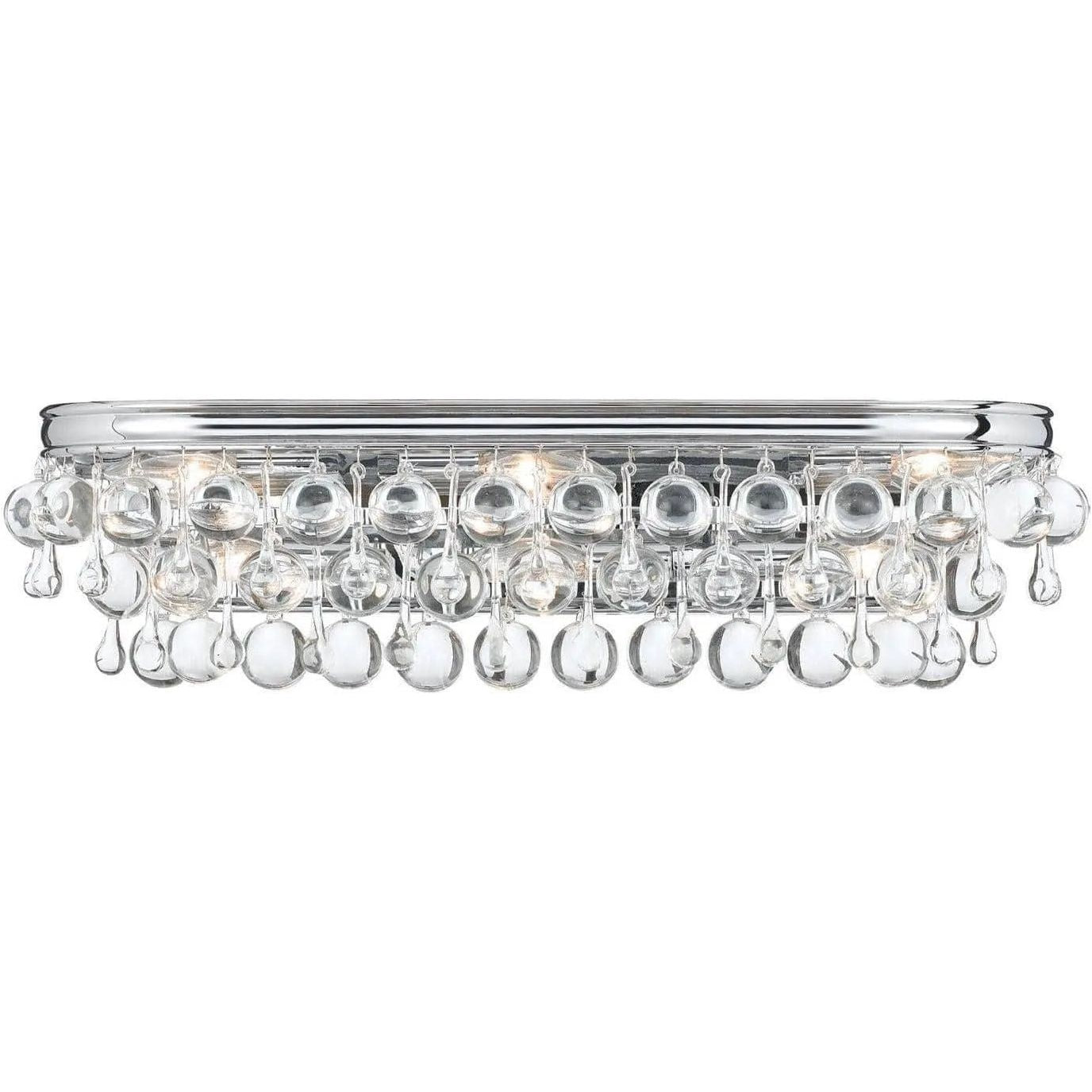 Montreal Lighting & Hardware - Calypso Six Light Bathroom Vanity by Crystorama | Open Box - 133-CH-OB | Montreal Lighting & Hardware