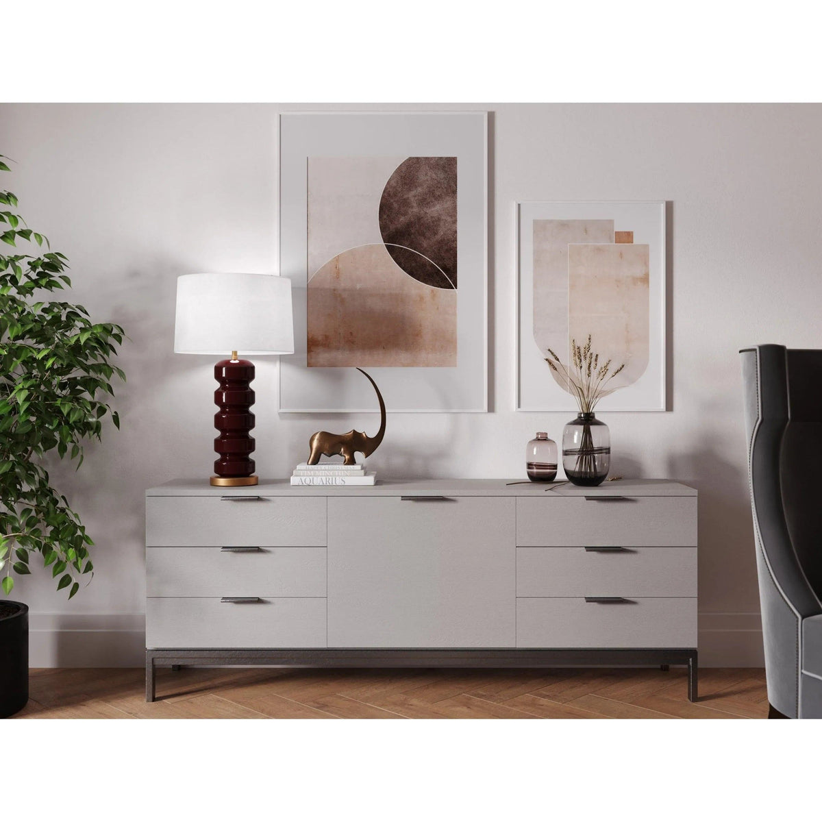 Montreal Lighting & Hardware - Cora Table Lamp by Flow Decor | OPEN BOX - 4350-OB | Montreal Lighting & Hardware