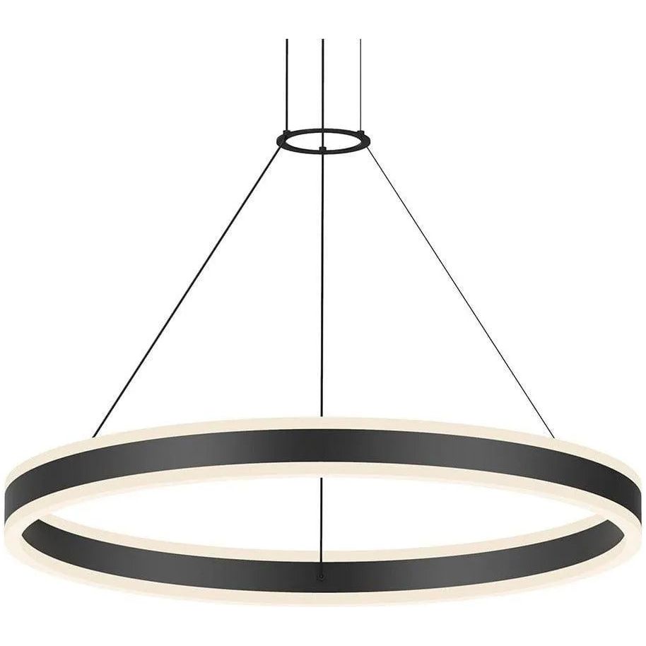 Montreal Lighting & Hardware - Double Corona LED Pendant by Sonneman | OPEN BOX - 2305.25-OB | Montreal Lighting & Hardware