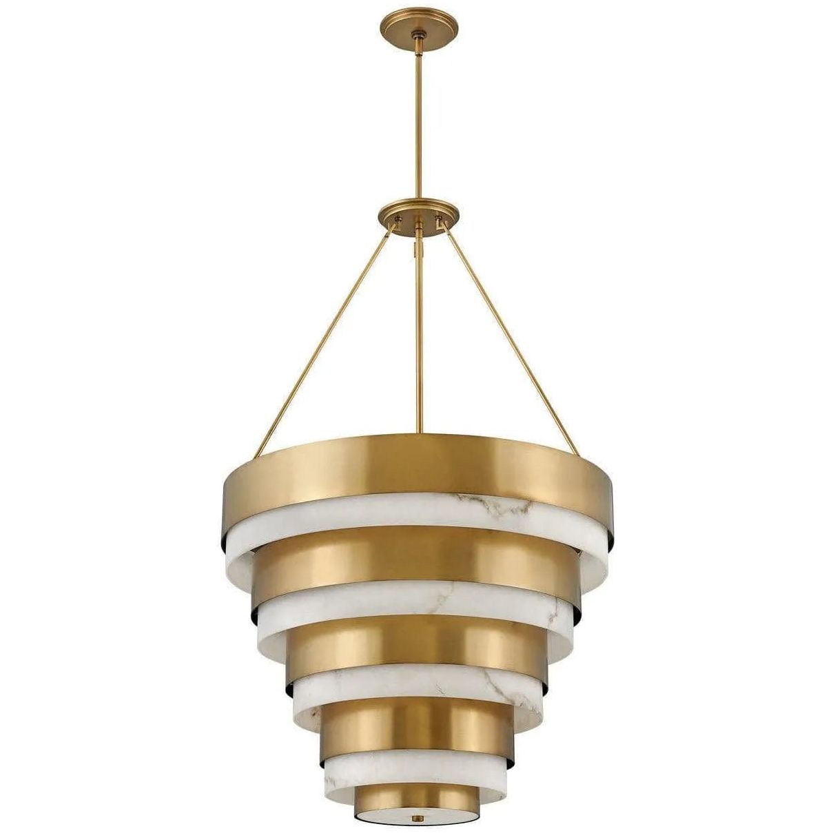 Montreal Lighting & Hardware - Echelon 27-Inch Chandelier by Hinkley Lighting | OPEN BOX - 30188HB-OB | Montreal Lighting & Hardware