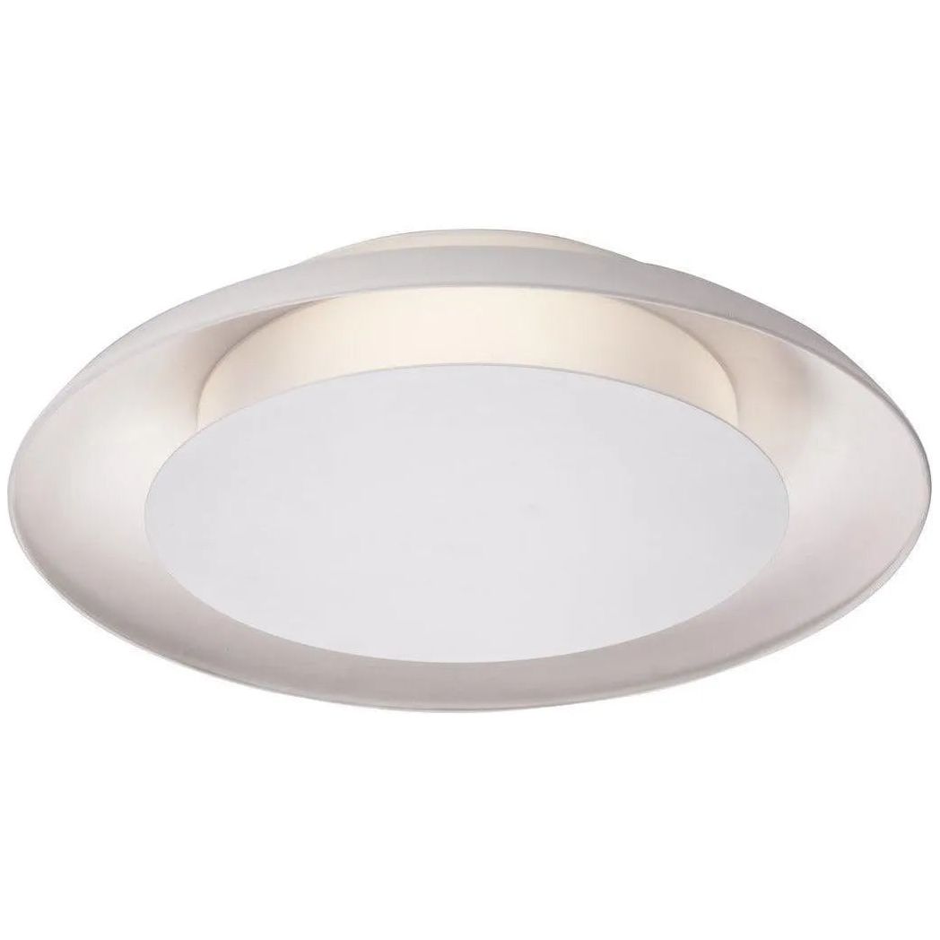 Montreal Lighting & Hardware - Eclipse Flush Mount by Kuzco | QUICK SHIP - FM13016-WH-OS | Montreal Lighting & Hardware