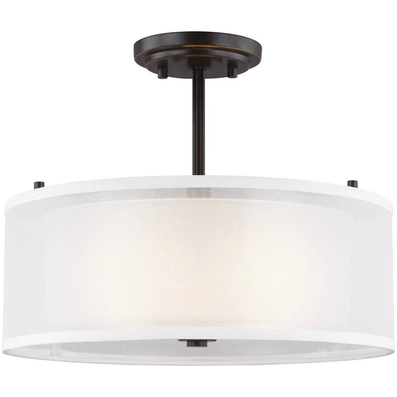 Montreal Lighting & Hardware - Elmwood Park Semi-Flush Mount by Generation| OPEN BOX - 7737302-710-OB | Montreal Lighting & Hardware