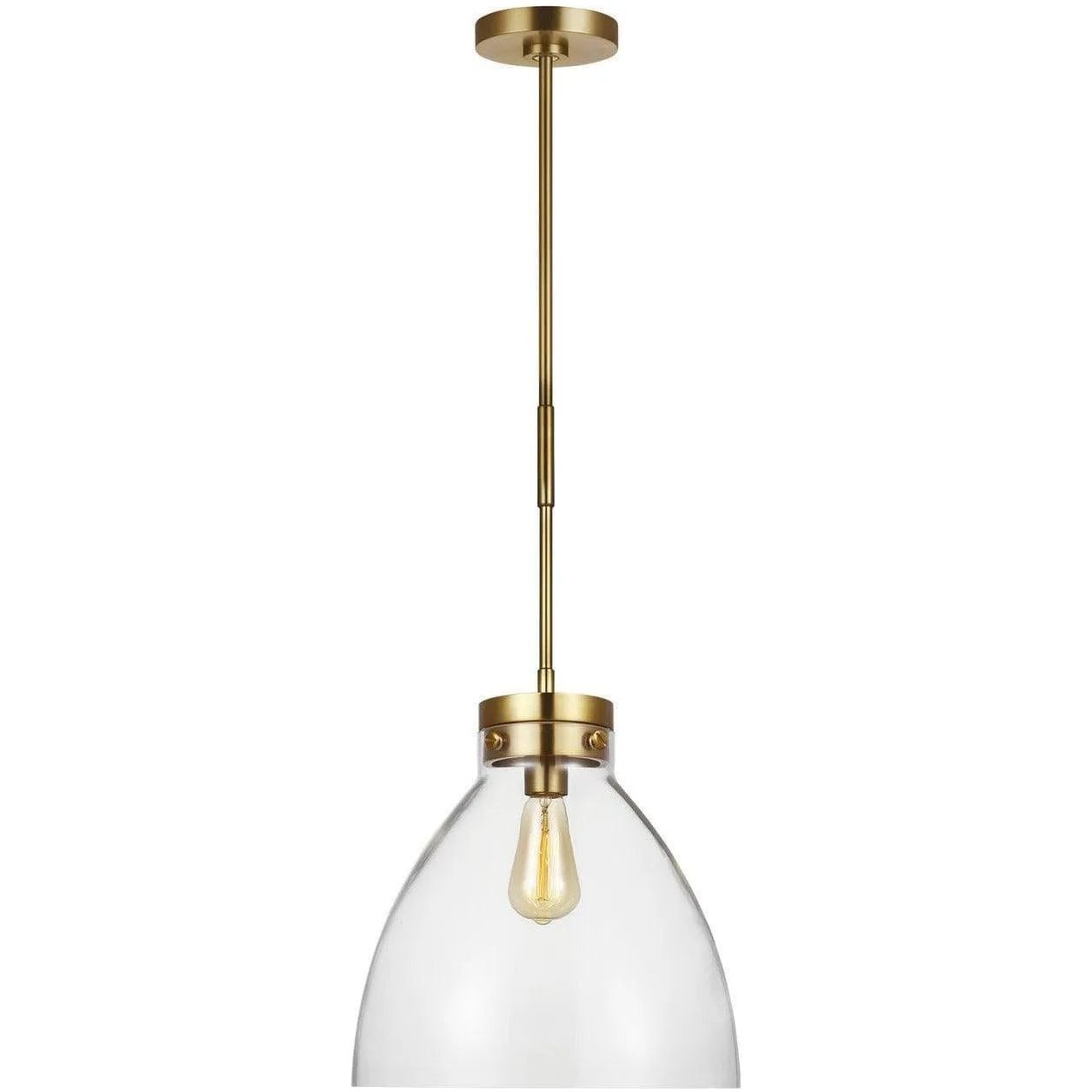 Montreal Lighting & Hardware - Garrett Wide Pendant by Visual Comfort Studio | QUICK SHIP - CP1121BBS-OS | Montreal Lighting & Hardware