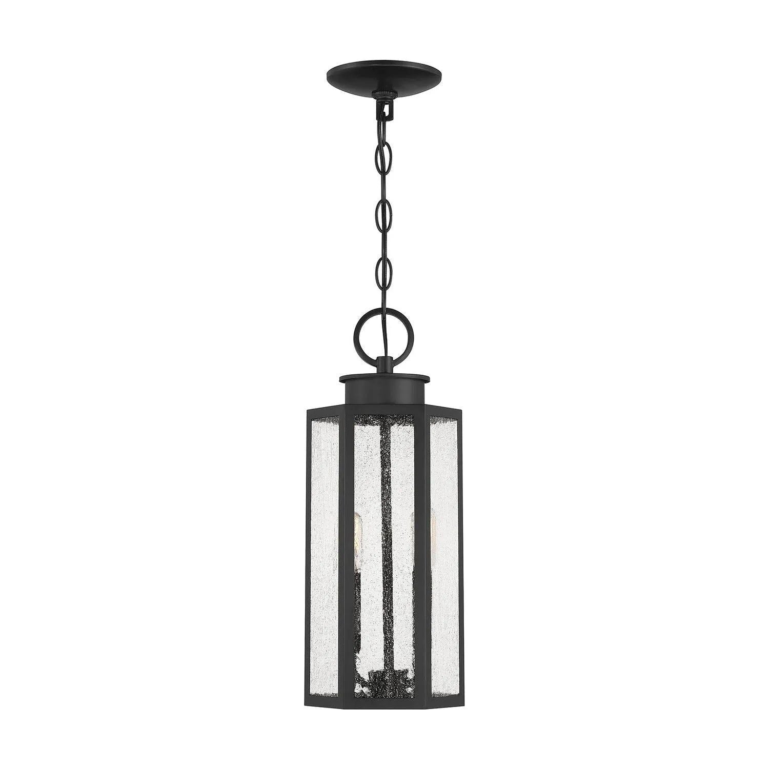 Montreal Lighting & Hardware - Hawthorne Outdoor Hanging Lantern by Savoy House Exclusive - V6-L5-5103-BK | Montreal Lighting & Hardware