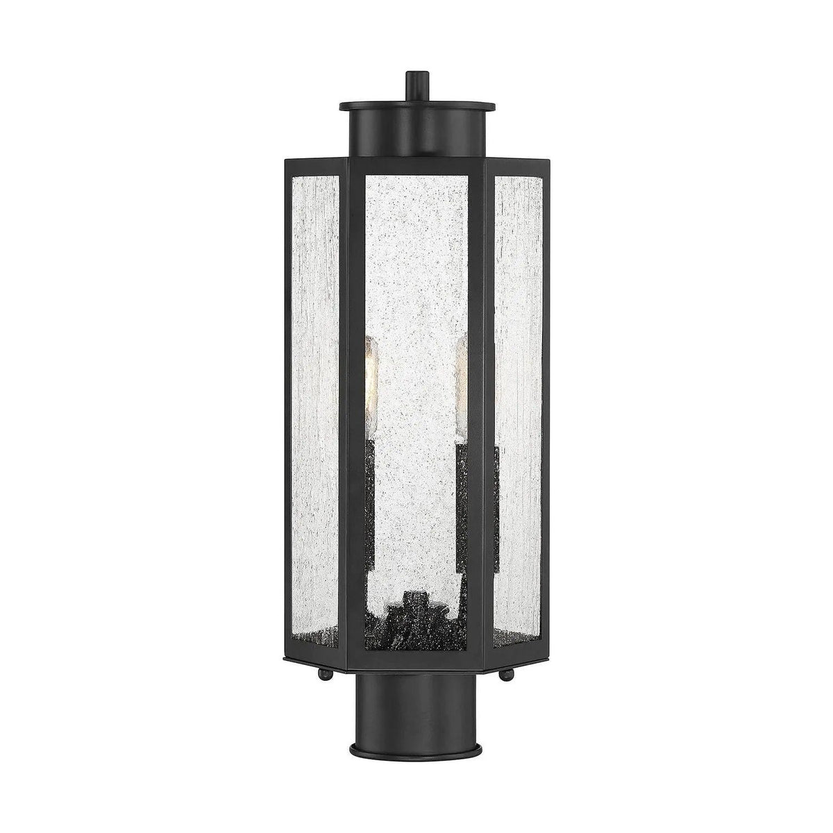 Montreal Lighting & Hardware - Hawthorne Outdoor Post Lantern by Savoy House Exclusive - V6-L5-5104-BK | Montreal Lighting & Hardware