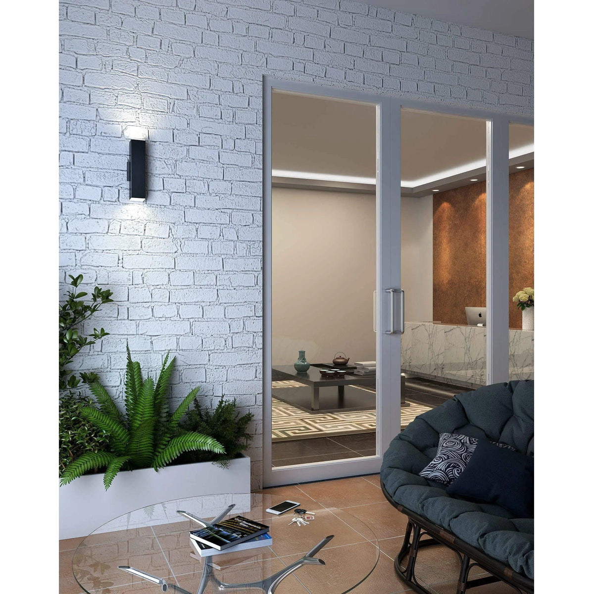 Montreal Lighting & Hardware - LEDWALL-B Square LED Cylinder Light by DALS Lighting - LEDWALL-B-SG | Montreal Lighting & Hardware