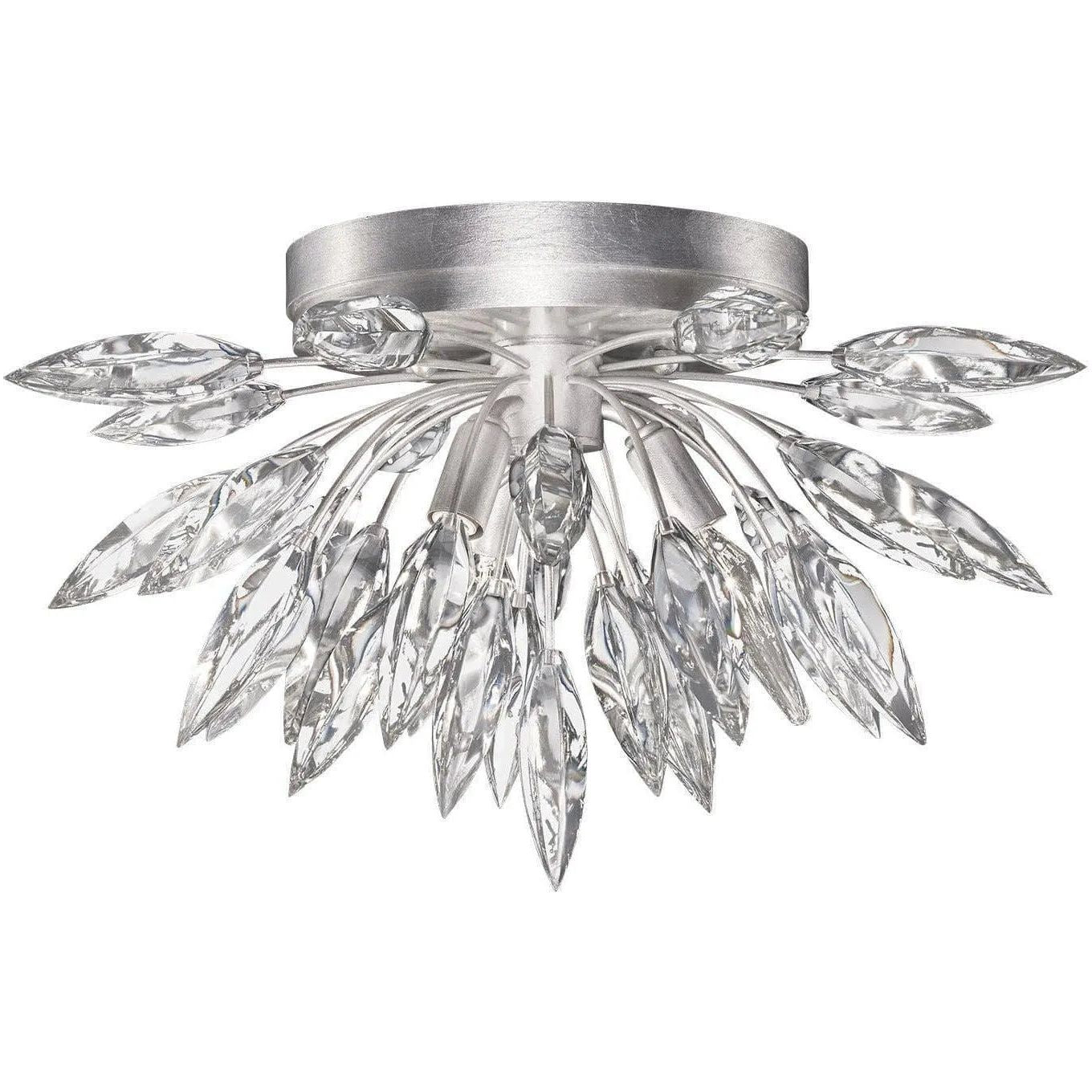 Montreal Lighting & Hardware - Lily Buds 18-Inch Three Light Flush Mount by Fine Art Handcrafted Lighting | Open Box - 881440ST-OB | Montreal Lighting & Hardware