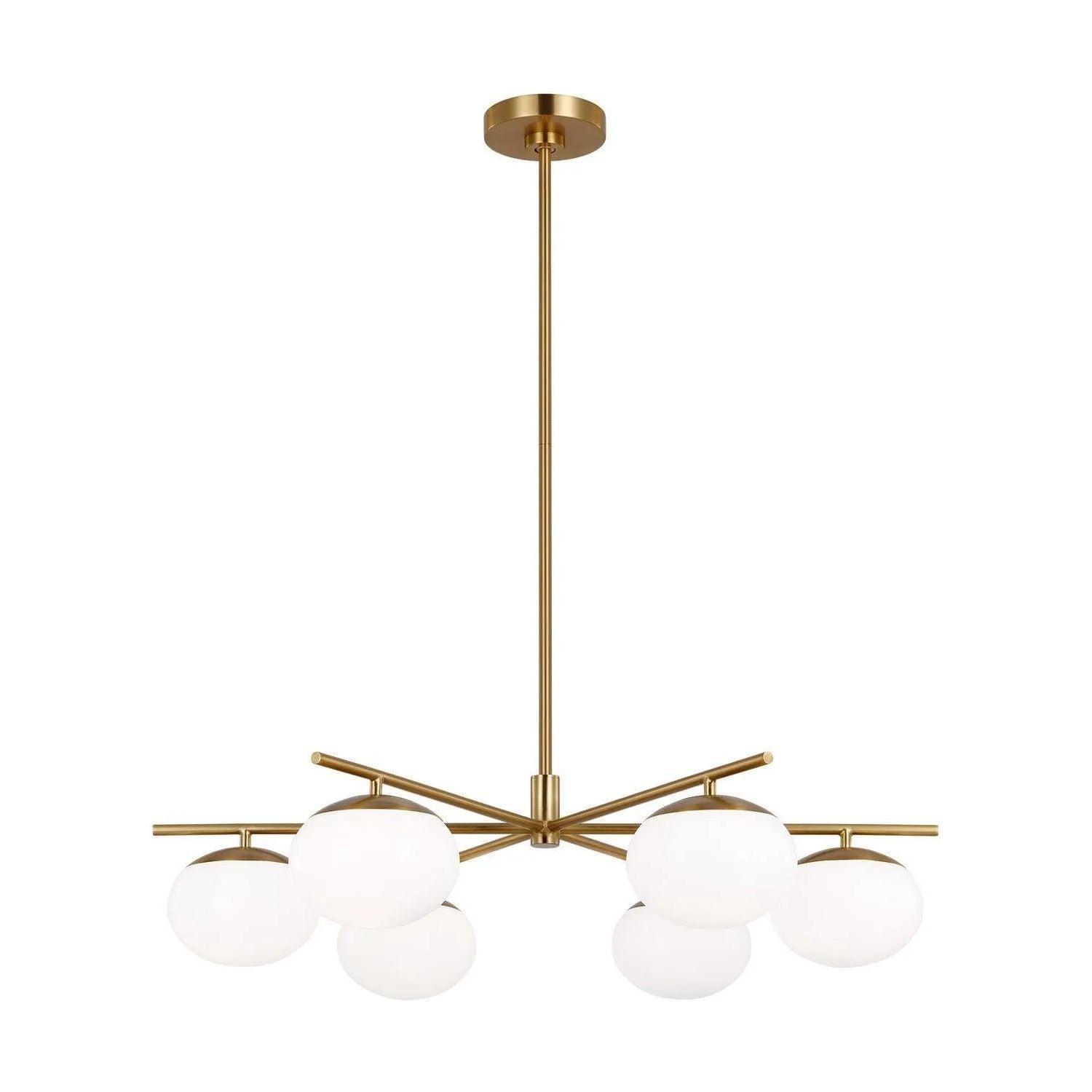 Montreal Lighting & Hardware - Lune Chandelier by Visual Comfort Studio | QUICK SHIP - EC1246BBS-OS | Montreal Lighting & Hardware