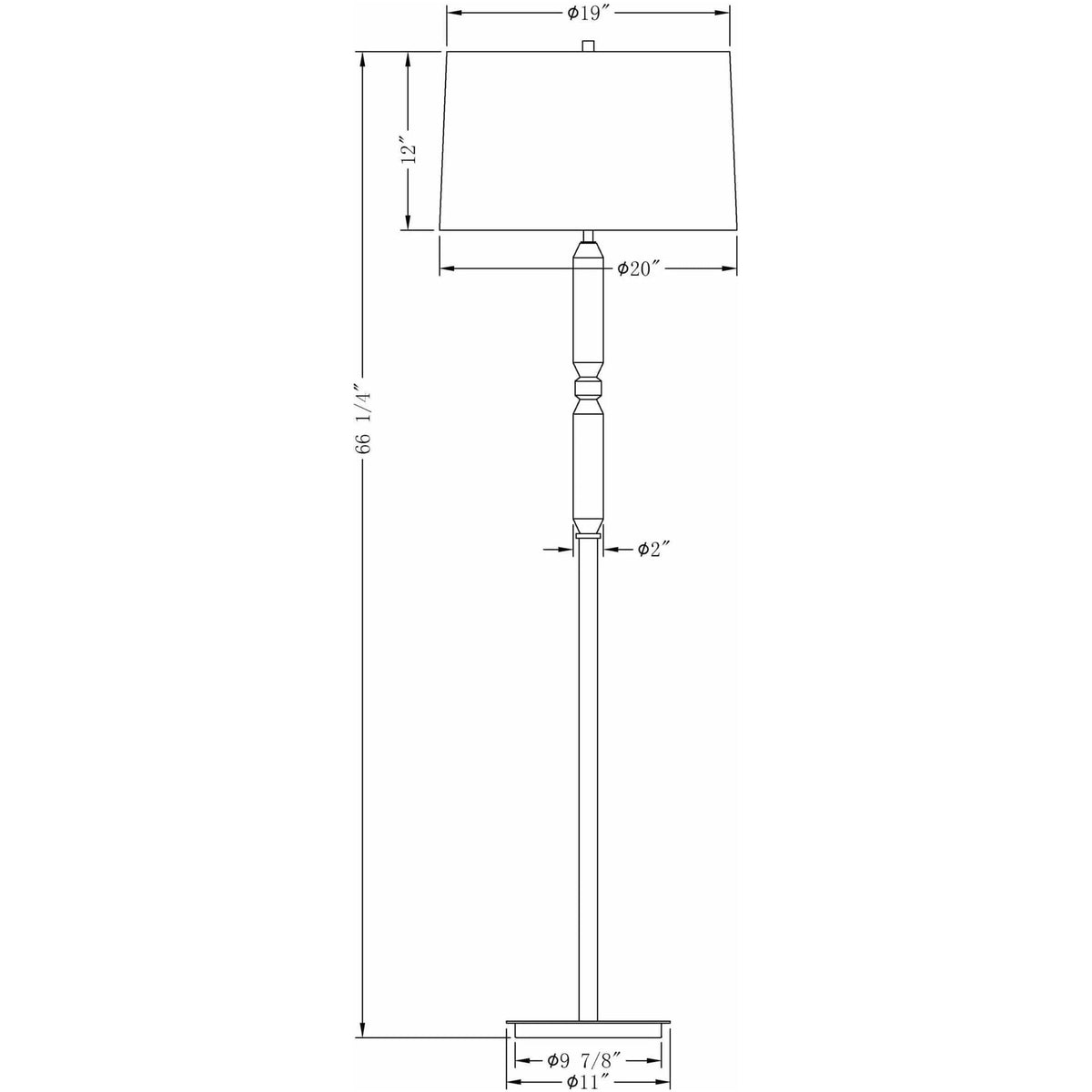 Montreal Lighting & Hardware - Ness Floor Lamp by Flow Decor | OPEN BOX - 4089-OB | Montreal Lighting & Hardware