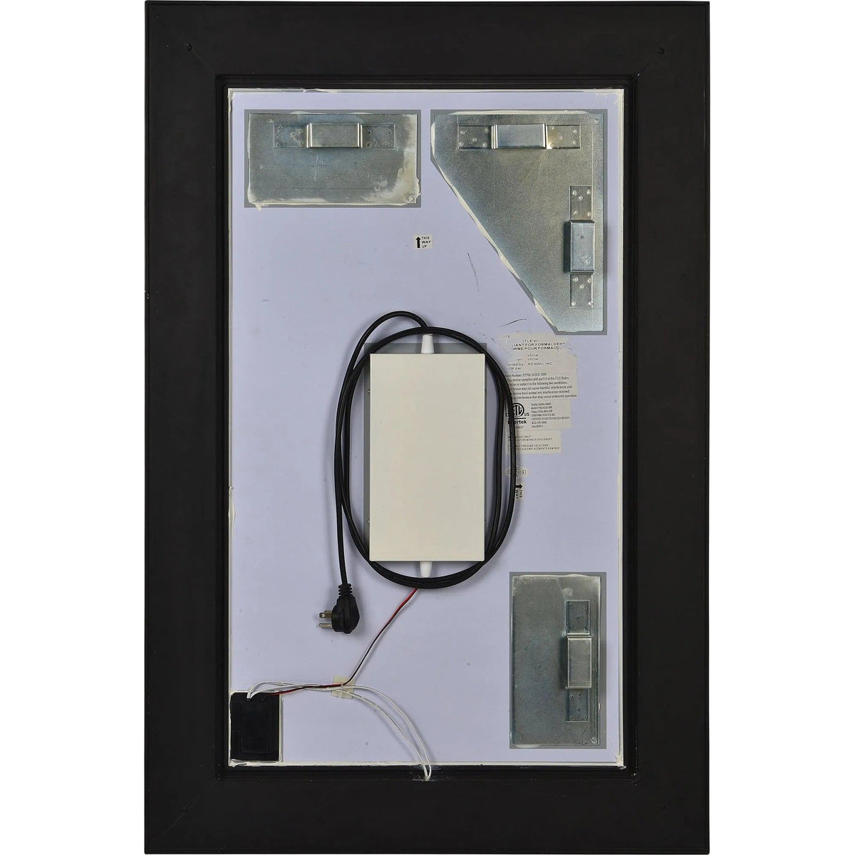 Montreal Lighting & Hardware - Nexus Rectangle LED Mirror by Renwil | QUICK SHIP - MT2392-OS | Montreal Lighting & Hardware