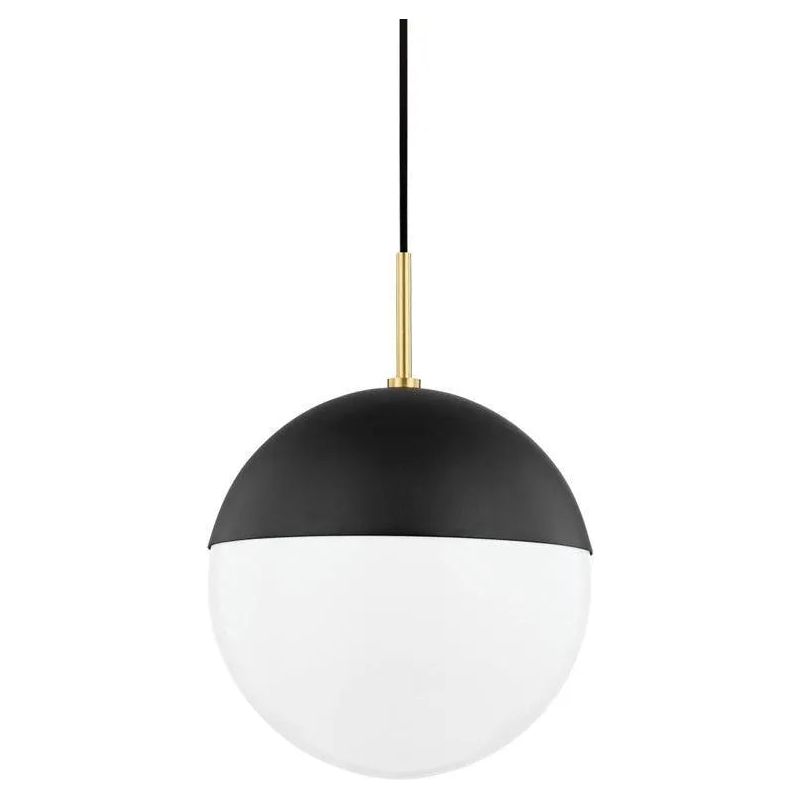 Montreal Lighting & Hardware - Renee Pendant by Mitzi | QUICK SHIP - H344701-AGB/BK-OS | Montreal Lighting & Hardware