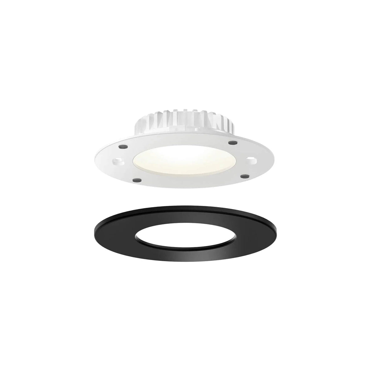 Montreal Lighting & Hardware - RTF Recessed Retrofit LED Light by DALS Lighting - RTF4-3K-BK | Montreal Lighting & Hardware