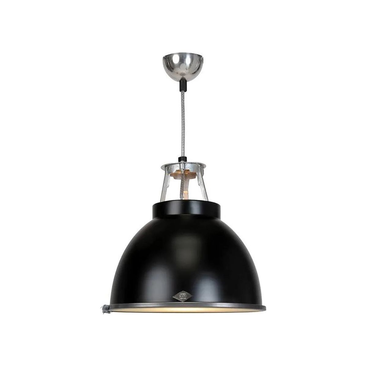 Montreal Lighting & Hardware - Titan Etched Glass Pendant by Original BTC | OPEN BOX - US-FP005GR/GL01E-OB | Montreal Lighting & Hardware