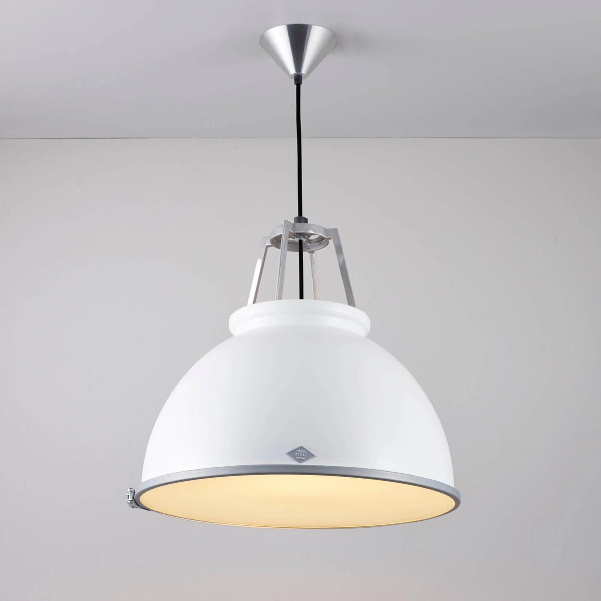 Montreal Lighting & Hardware - Titan Etched Glass Pendant by Original BTC | OPEN BOX - US-FP005GR/GL01E-OB | Montreal Lighting & Hardware