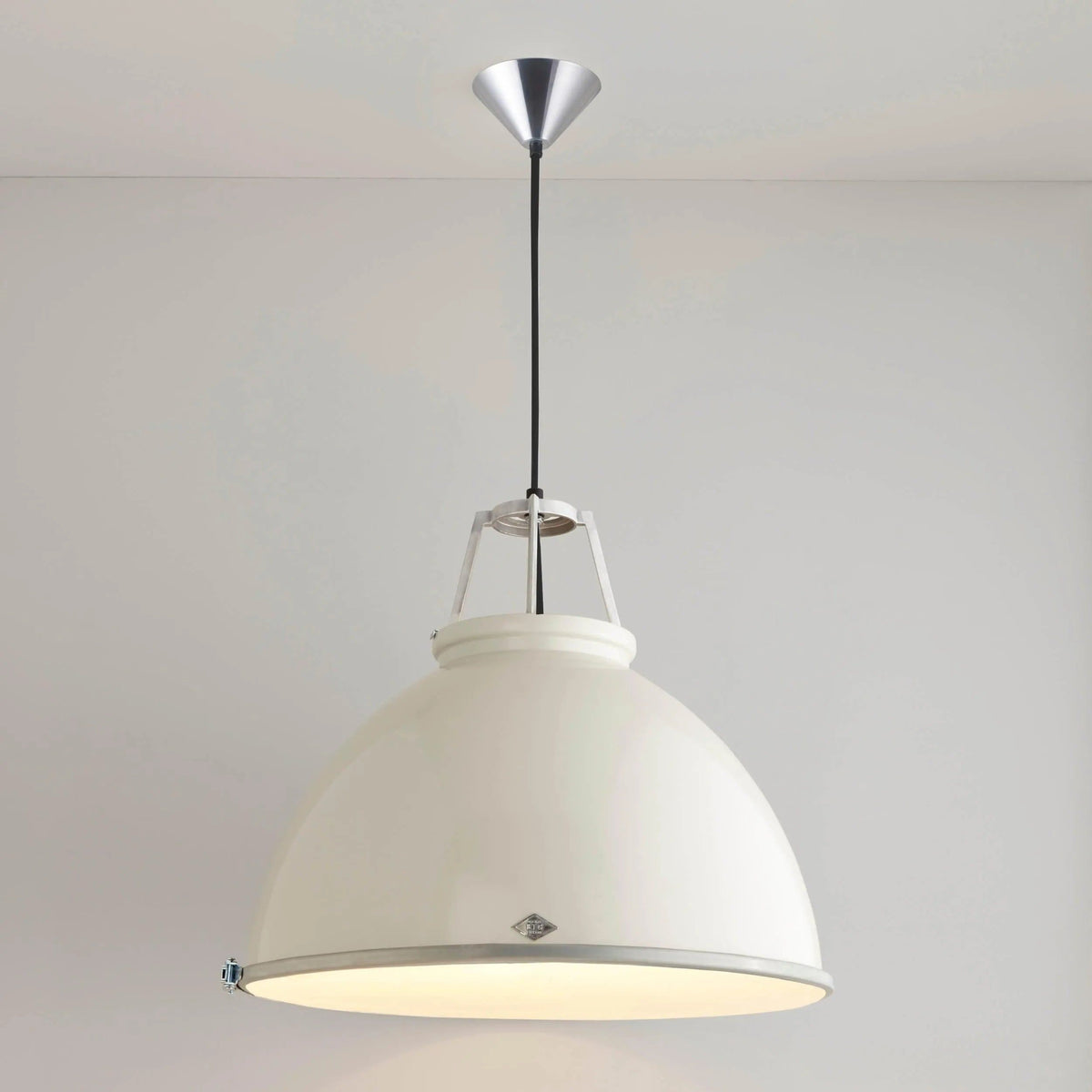 Montreal Lighting & Hardware - Titan Etched Glass Pendant by Original BTC | OPEN BOX - US-FP005GR/GL01E-OB | Montreal Lighting & Hardware