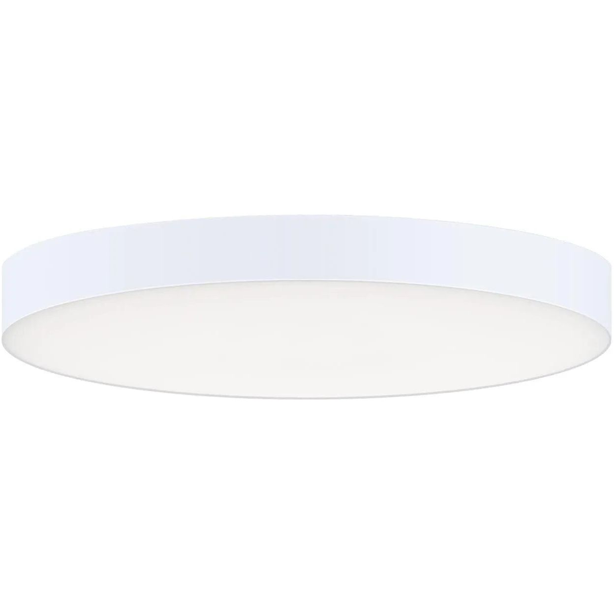 Montreal Lighting & Hardware - Trim Round LED Flush Mount by Maxim | OPEN BOX - 57660WTBK-OB | Montreal Lighting & Hardware