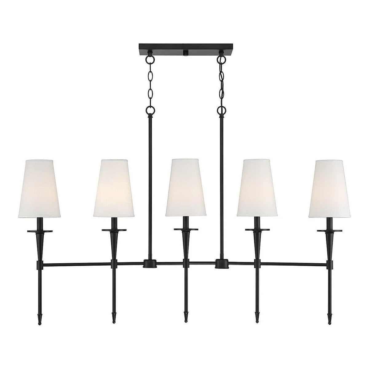 Montreal Lighting & Hardware - Trundle Linear Chandelier by Savoy House Exclusive - V6-L1-5609-5-89 | Montreal Lighting & Hardware