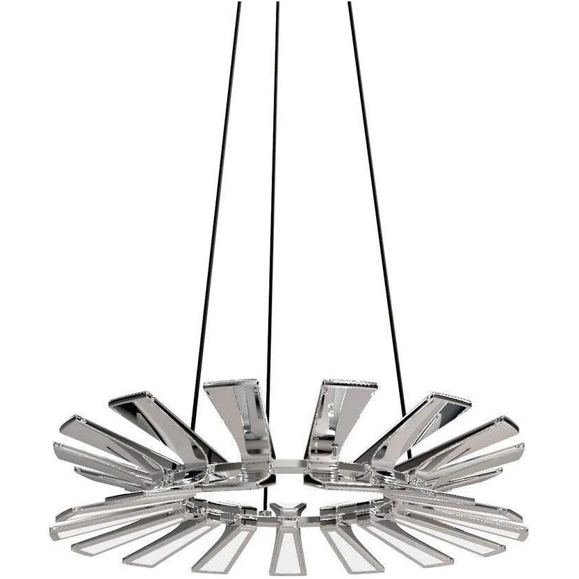 Montreal Lighting & Hardware - Wedge Chandelier by Blackjack Lighting | OPEN BOX - WEG-26C-PC-27U-30K-OB | Montreal Lighting & Hardware