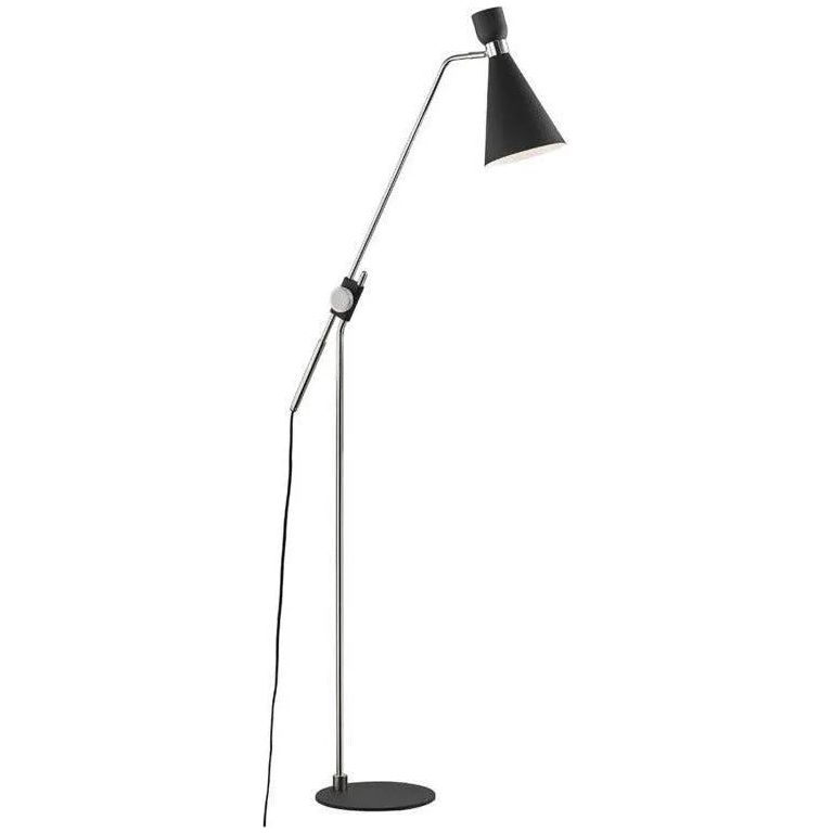 Montreal Lighting & Hardware - Willa Floor Lamp by Mitzi | OPEN BOX - HL295401-PN/BK-OB | Montreal Lighting & Hardware